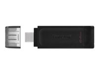 Kingston DataTraveler 70 - USB flash-enhet - 64 GB - USB-C 3.2 Gen 1 DT70/64GB