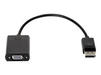 HP - VGA-adapter - DisplayPort (hane) till HD-15 (VGA) (hona) - 20 cm - för HP Z1 G9; Elite 600 G9, 800 G9; Pro 400 G9; ProOne 440 G9; Workstation Z2 G9 AS615AA