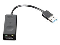 Lenovo ThinkPad USB 3.0 Ethernet adapter - Nätverksadapter - USB 3.0 - Gigabit Ethernet - för IdeaPad Slim 7 Pro 16; ThinkCentre M90; V14 G2 IJL; V15 G2 IJL; Yoga Slim 7 Pro 16 4X90S91830