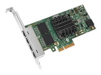 Intel I350-T4 - Nätverksadapter - PCIe 2.1 - Gigabit Ethernet x 4 - för ThinkCentre M720; M90; M920; ThinkStation P330; P330 Gen 2; P340; P350; P520; P720; P920 4XC0R41416