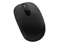 Microsoft Wireless Mobile Mouse 1850 for Business - Mus - höger- och vänsterhänta - optisk - 3 knappar - trådlös - 2.4 GHz - trådlös USB-mottagare - svart 7MM-00002