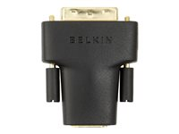 Belkin HDMI to DVI Adapter - Videokort - enkel länk - HDMI hona till DVI-D hane - tumskruvar F3Y038BT