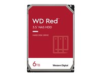 WD Red WD60EFAX - Hårddisk - 6 TB - inbyggd - 3.5" - SATA 6Gb/s - 5400 rpm - buffert: 256 MB WD60EFAX