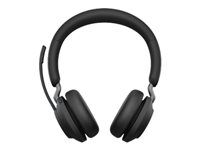 Jabra Evolve2 65 MS Stereo - Headset - på örat - Bluetooth - trådlös - USB-A - ljudisolerande - svart - Certifierad för Microsoft-teams 26599-999-999