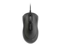 Kensington Mouse-in-a-Box USB - Mus - höger- och vänsterhänta - optisk - 3 knappar - kabelansluten - USB - svart - detaljhandel K72356EU