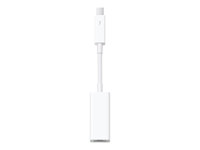 Apple Thunderbolt to Gigabit Ethernet Adapter - Nätverksadapter - Thunderbolt - Gigabit Ethernet - för iMac with Retina 4K display (Late 2015), with Retina 5K display (Late 2014, Late 2015, Mid 2015); Mac mini (Late 2014); Mac Pro (Late 2013); MacBook Air (Early 2015, Mid 2017); MacBook Pro (Early 2013, Early 2015, Late 2012, Late 2013, Mid 2012, Mid 2014, Mid 2015) MD463ZM/A